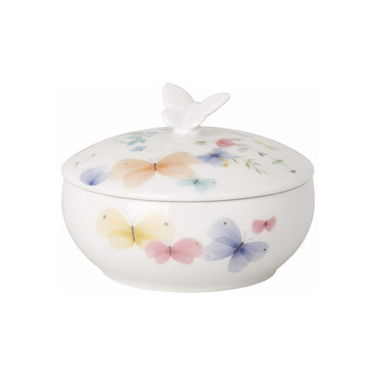 Cutie din portelan cu capac, 12.5 cm, Fluturi - HUTSCHENREUTHER