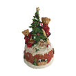 Cutie muzicala Bears decorating Christmas tree, 16 cm - SIMONA'S CHRISTMAS