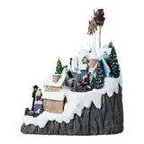 Cutie muzicala Sat Bergen iarna, 57 cm - SIMONA'S CHRISTMAS