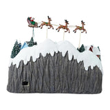 Cutie muzicala Sat Bergen iarna, 57 cm - SIMONA'S CHRISTMAS