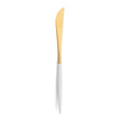 Cutit pentru masa, placat cu aur 24 k, 23 cm, Goa White Gold - CUTIPOL