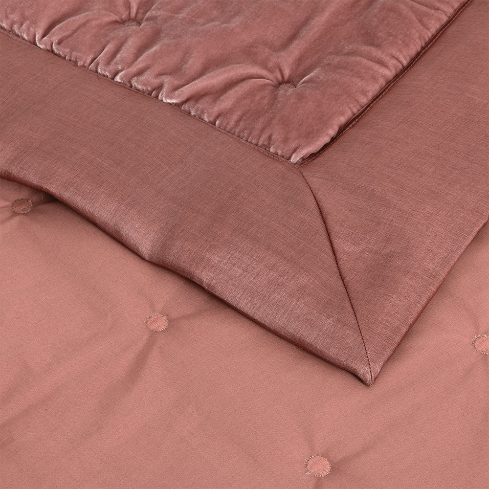 Cuvertura 260x240 cm, matase, Cocon Santal - YVES DELORME