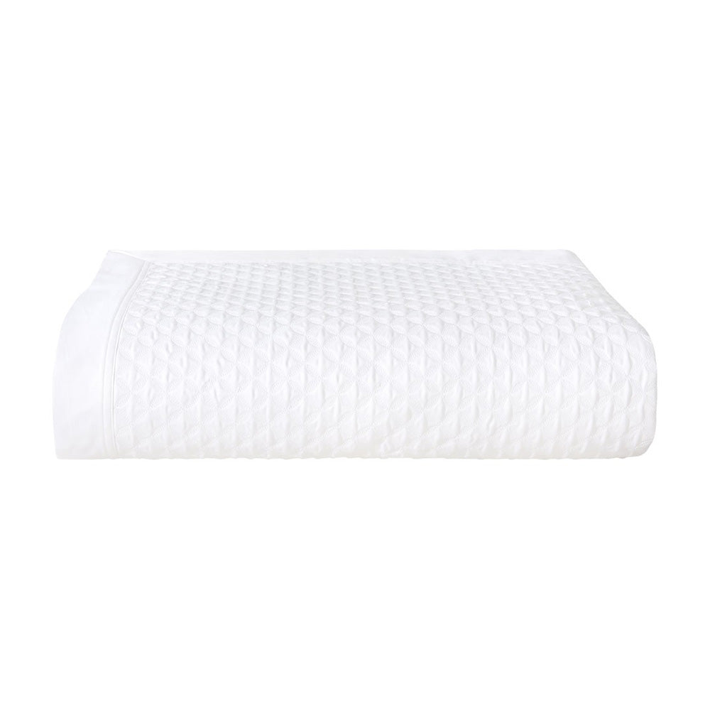 Cuvertura 280x250 cm, satin, Adagio Blanc - YVES DELORME