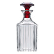 Decantor patrat whisky, din cristal, 900 ml, Red, Harmonie - BACCARAT