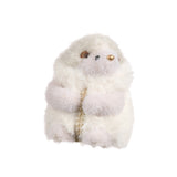 Decoratiune Arici Furry, alb, 12 cm - SIMONA'S CHRISTMAS
