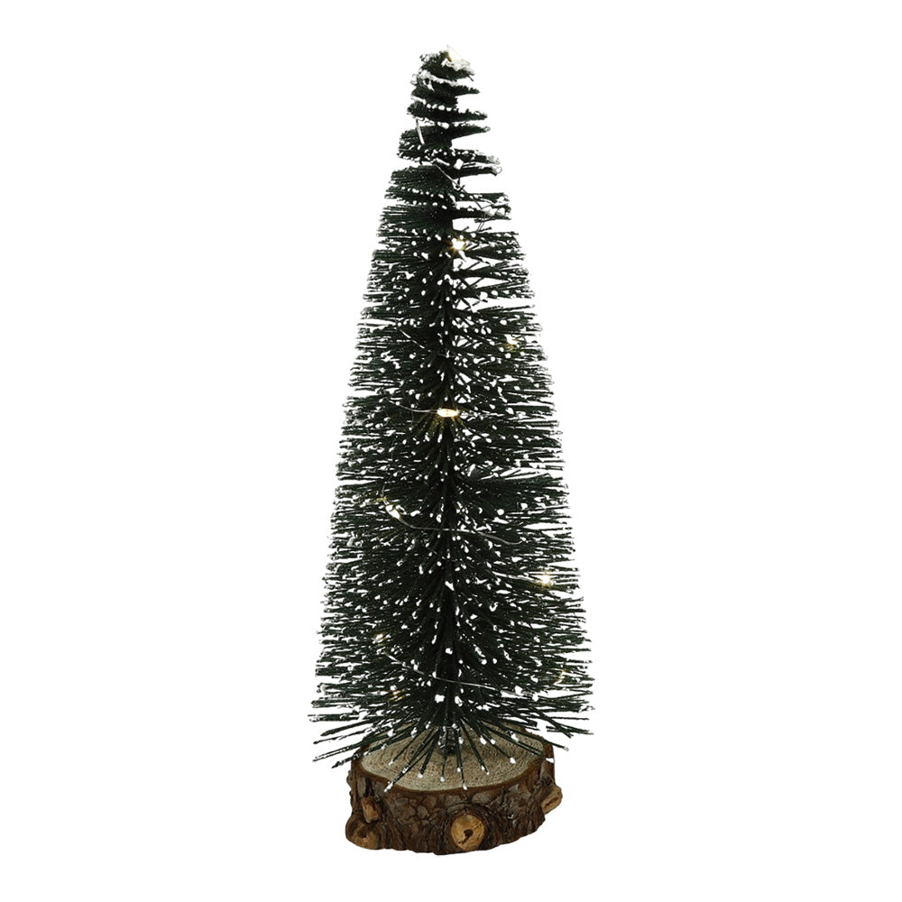 Decoratiune Brad Almos, 10 leduri, verde, 25 cm - SIMONA'S CHRISTMAS