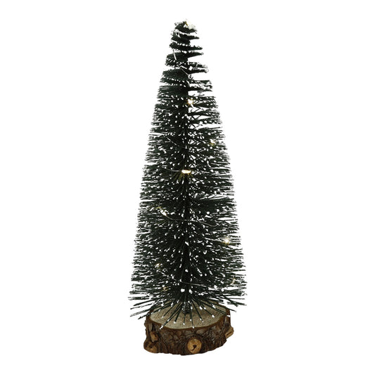 Decoratiune Brad Almos, 10 leduri, verde, 25 cm - SIMONA'S CHRISTMAS