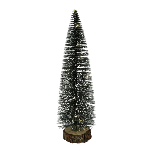 Decoratiune Brad Almos, 15 leduri, verde, 40 cm - SIMONA'S CHRISTMAS