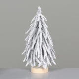 Decoratiune Brad inzapezit, alb, 26 cm - SIMONA'S CHRISTMAS