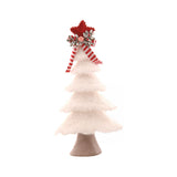 Decoratiune Brad Kenina, alb/rosu, 35 cm - SIMONA'S CHRISTMAS