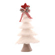 Decoratiune Brad Kenina, alb/rosu, 45 cm - SIMONA'S CHRISTMAS