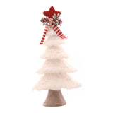Decoratiune Brad Kenina, alb/rosu, 45 cm - SIMONA'S CHRISTMAS