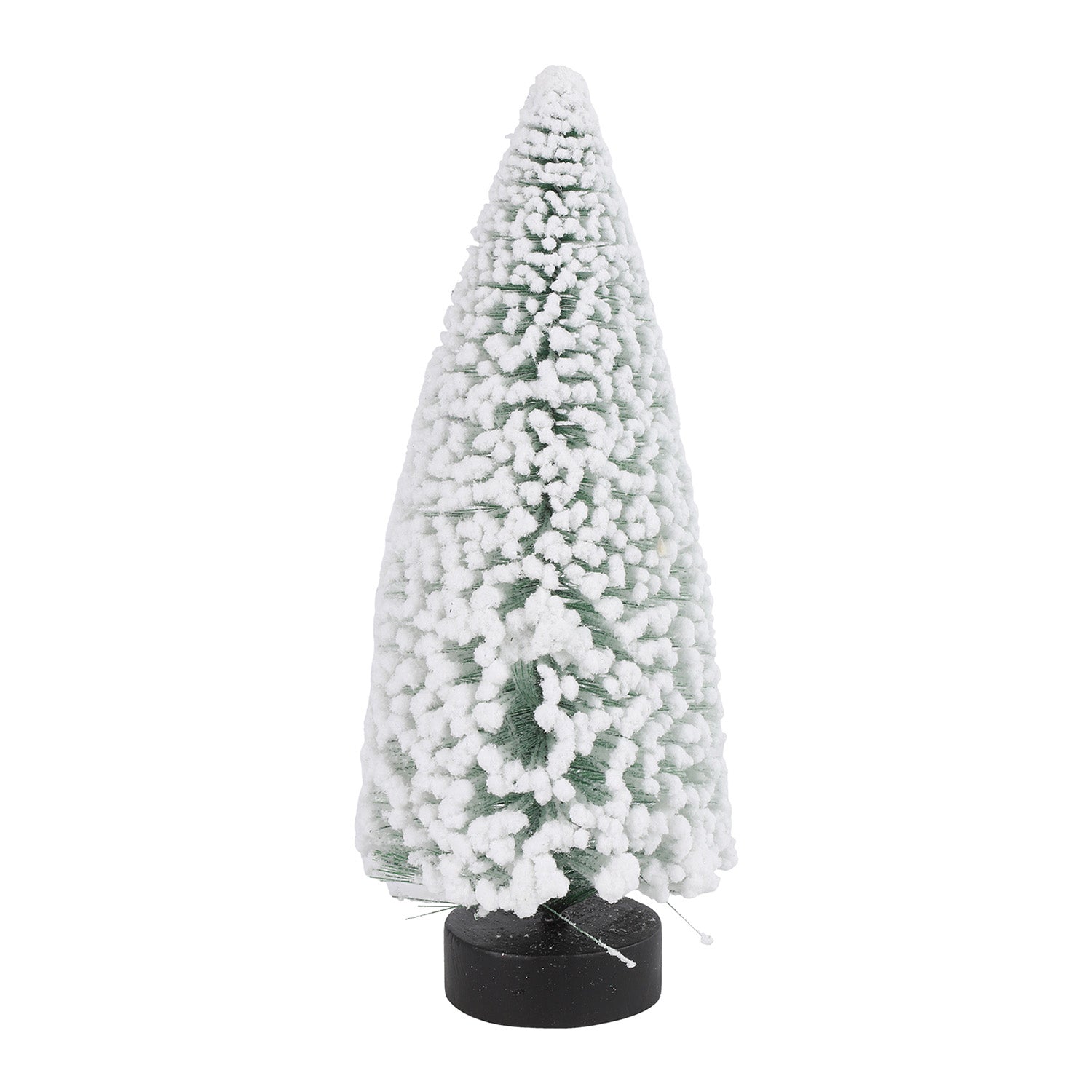 Decoratiune Brad Oscar inzapezit, alb, 25 cm  - SIMONA'S CHRISTMAS