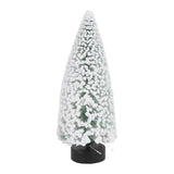 Decoratiune Brad Oscar inzapezit, alb, 25 cm  - SIMONA'S CHRISTMAS