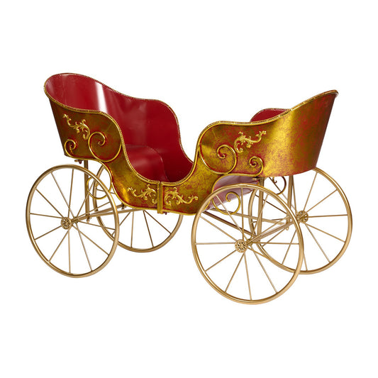 Decoratiune Caleasca, rosu/auriu, 148 cm - SIMONA'S CHRISTMAS