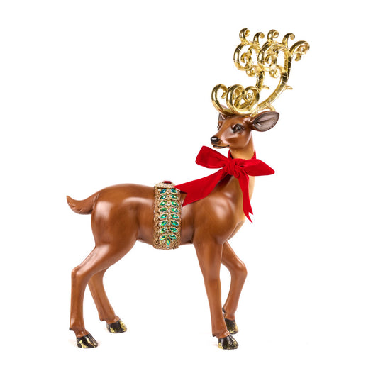 Decoratiune Cerb cu led, maro, 57 cm - SIMONA'S CHRISTMAS