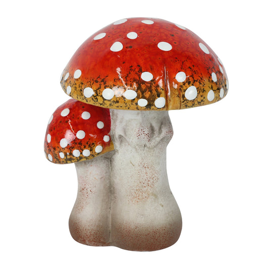 Decoratiune Ciuperca Amanita, rosu/alb, 15 cm, SIMONA'S CHRISTMAS