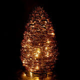 Decoratiune Con, 20 leduri, maro, 25 cm - SIMONA'S CHRISTMAS