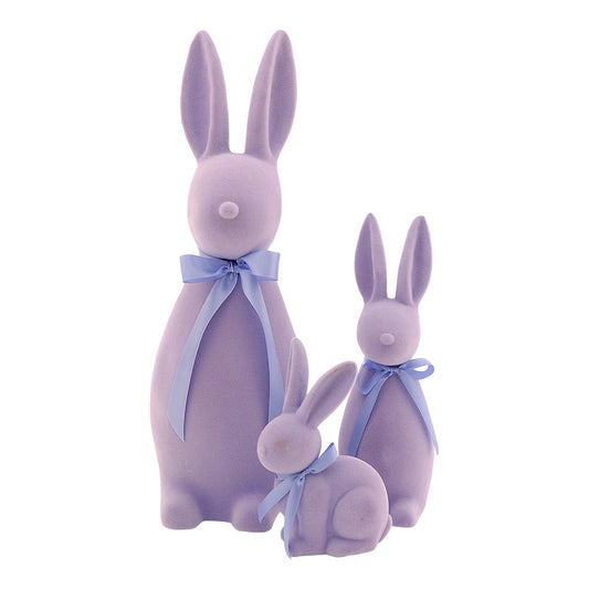 Decoratiune iepure, lila, 19 cm - SIMONA'S COLLECTION