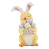 Decoratiune pui Hazel cu macarons, galben, 20 cm - SIMONA'S COLLECTION