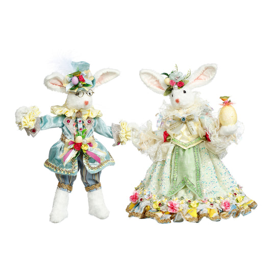 Decoratiune iepure Mr/Mrs Peter Rabbit, 34 cm, Editie Limitata - SIMONA'S COLLECTION