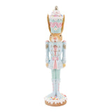 Decoratiune iepure Nutcracker, albastru/roz, 26 cm - SIMONA'S COLLECTION