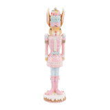 Decoratiune iepure Nutcracker, albastru/roz, 26 cm - SIMONA'S COLLECTION