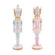 Decoratiune iepure Nutcracker, albastru/roz, 26 cm - SIMONA'S COLLECTION