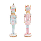 Decoratiune iepure Nutcracker, albastru/roz, 26 cm - SIMONA'S COLLECTION