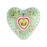 Decoratiune inima din portelan, 9.5 cm, Mamma Mia Heart - BACI MILANO