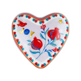 Decoratiune inima din portelan, 9.5 cm, Mamma Mia Pomegranate - BACI MILANO