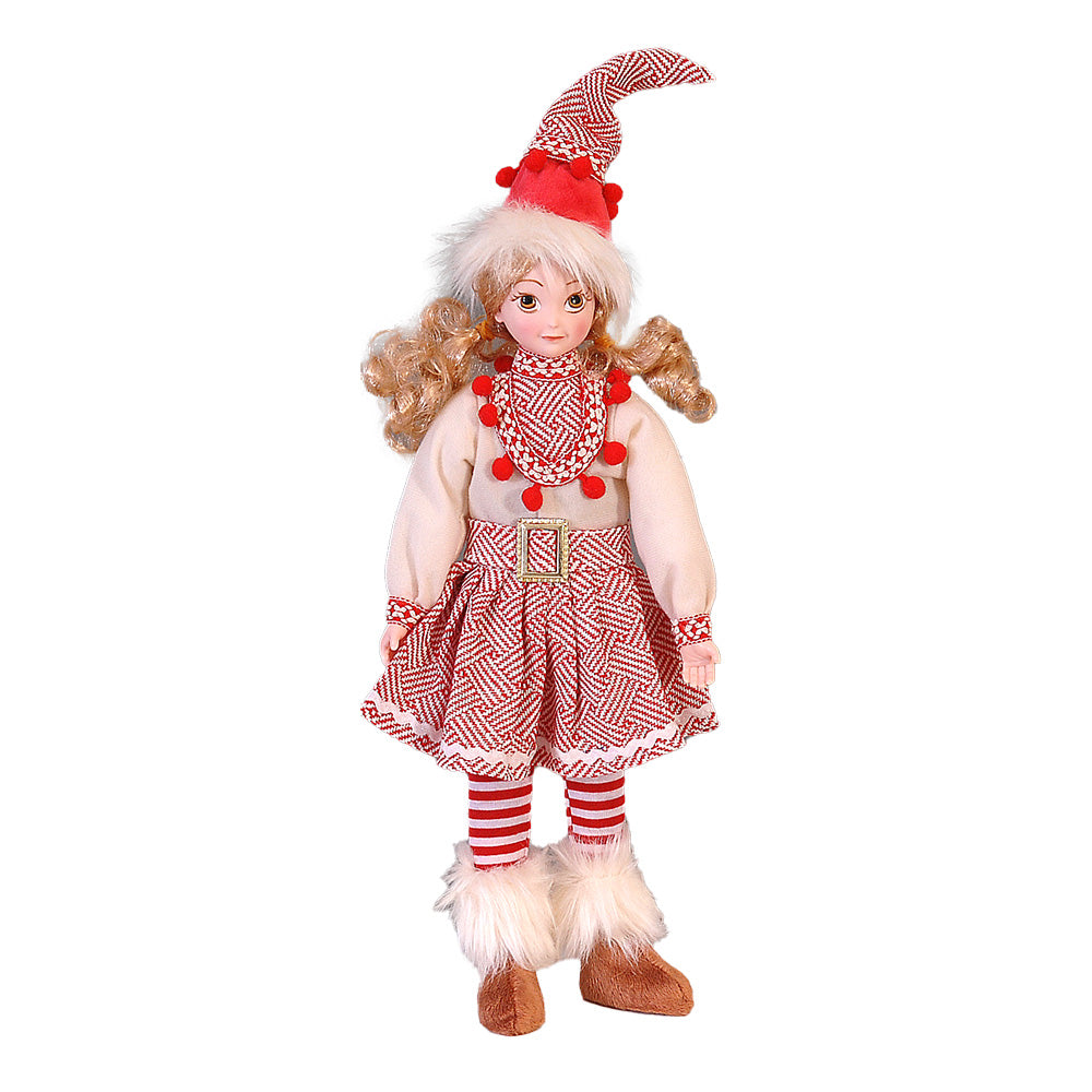 Decoratiune Papusa Sachairi, fata/baiat, 41 cm - SIMONA'S CHRISTMAS
