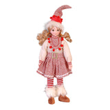 Decoratiune Papusa Sachairi, fata/baiat, 41 cm - SIMONA'S CHRISTMAS