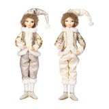 Decoratiune Royal Boy, crem/auriu, 67 cm - SIMONA'S CHRISTMAS