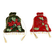 Decoratiune Saculet Holly, rosu/verde, 20 cm - SIMONA'S CHRISTMAS