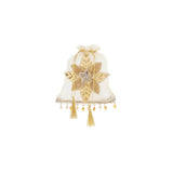 Decoratiune Saculet Stea, crem/auriu, 20 cm - SIMONA'S CHRISTMAS