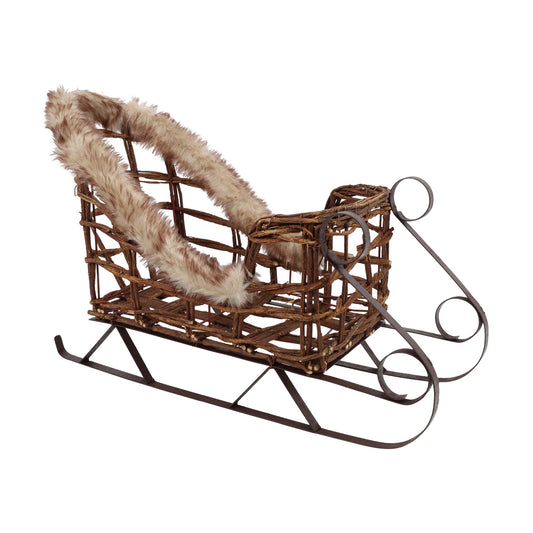 Decoratiune Sanie Patrick, auriu, 50x36 cm - SIMONA'S CHRISTMAS