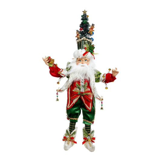 Decoratiune Spiridus Mos Brad, rosu verde, 53 cm, Editie Limitata - SIMONA'S CHRISTMAS