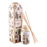 Difuzor esenta parfumata cu betisoare, Christmas Vanilla, 200 ml, alb - SIMONA'S CHRISTMAS