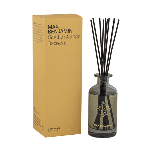 Difuzor esenta parfumata cu betisoare, Seville Orange Blossom, 150 ml, Classic - MAX BENJAMIN