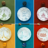 Set 6 farfurii pentru cina, 27 cm, Tout Paris - BERNARDAUD