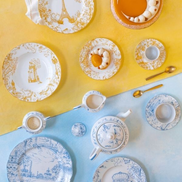 Set 6 farfurii pentru desert, 21 cm, Tout Paris - BERNARDAUD