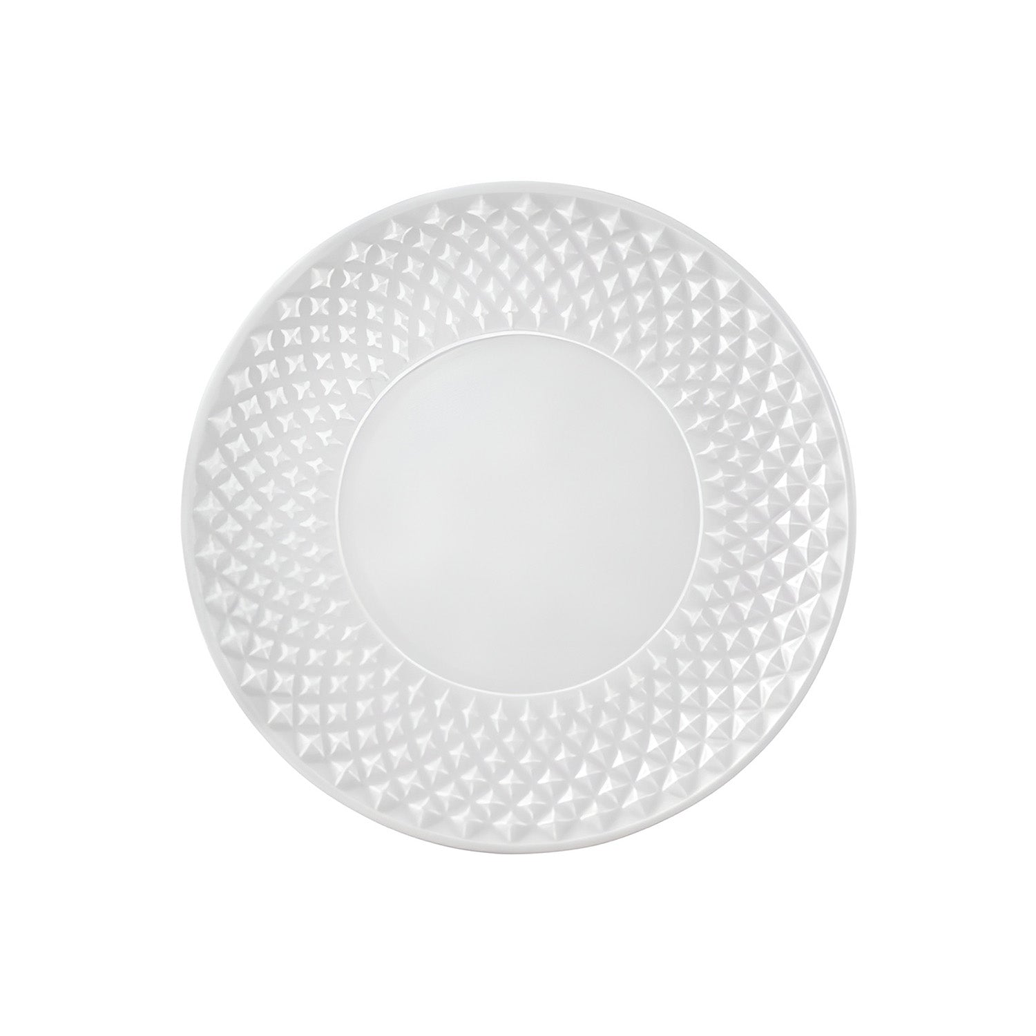 Farfurie bread and butter, gri, 17 cm, Bicos - BORDALLO PINHEIRO