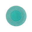 Farfurie bread and butter, turcoaz, 17 cm, Bicos - BORDALLO PINHEIRO