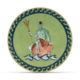 Farfurie de prezentare, 33 cm, Il Viaggio di Nettuno Moss Green - GINORI 1735