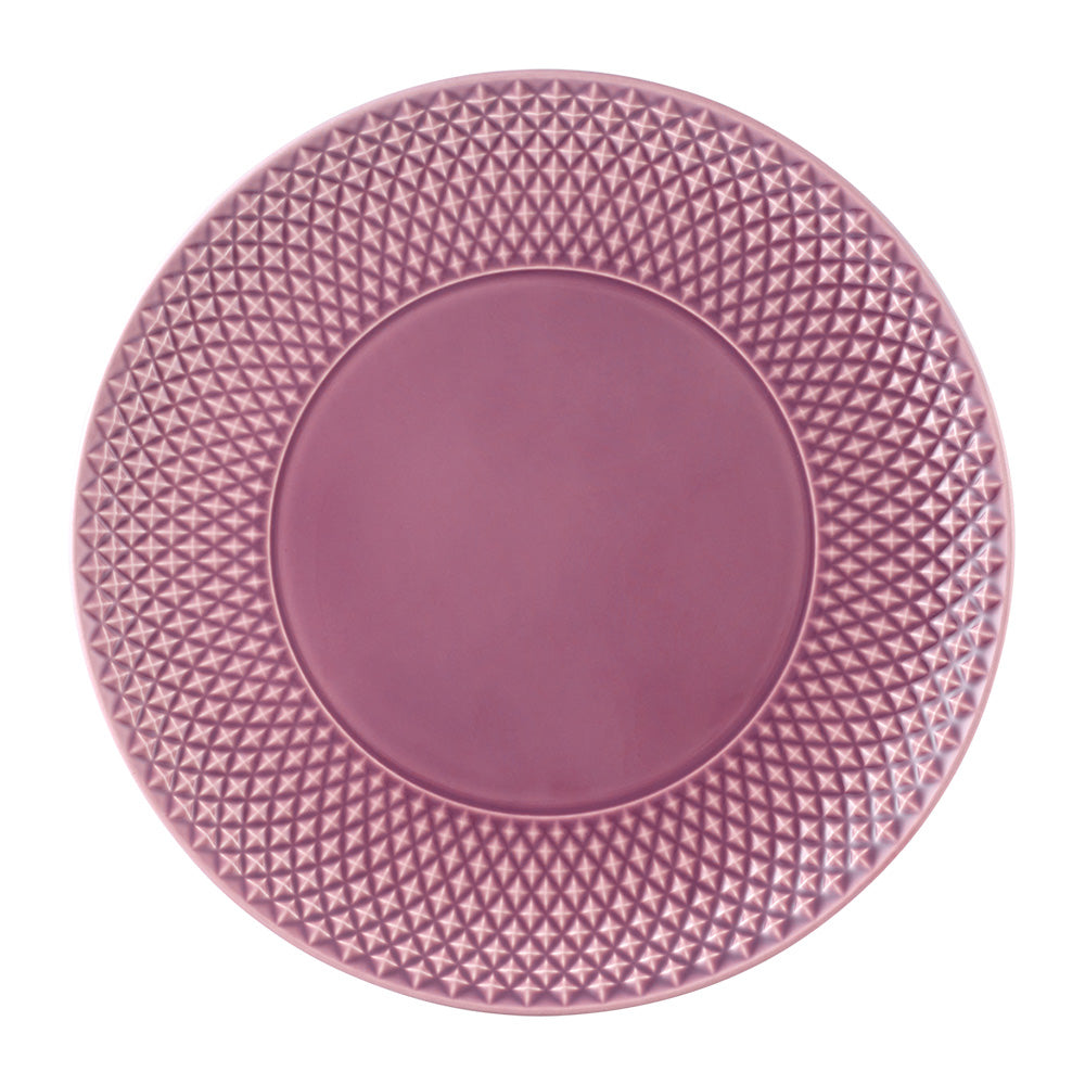 Farfurie de prezentare, mov, 33 cm, Bicos - BORDALLO PINHEIRO