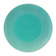 Farfurie de prezentare, turcoaz, 33 cm, Bicos - BORDALLO PINHEIRO
