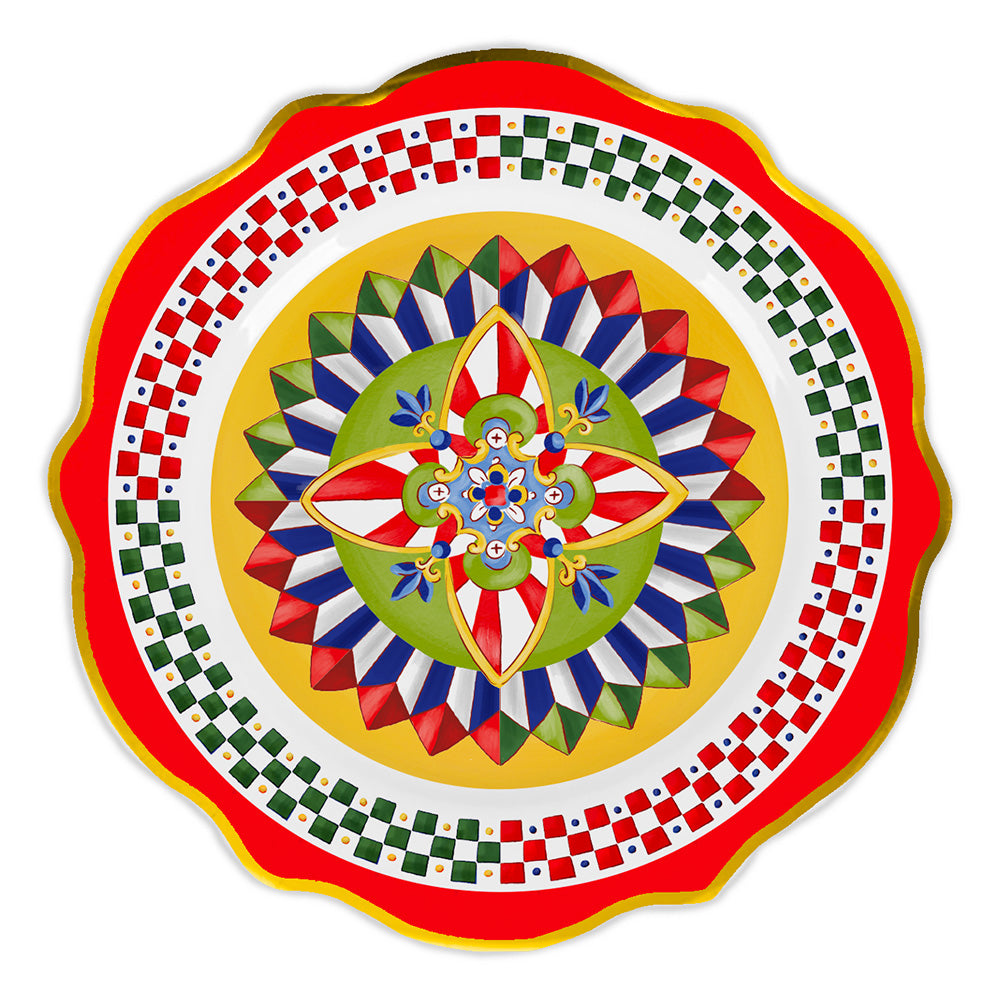 Farfurie pentru cina Geomtry, portelan, 27 cm, Dolce Vita - BACI MILANO