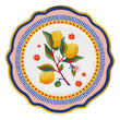 Farfurie pentru cina Lemons, portelan, 27 cm, Dolce Vita - BACI MILANO