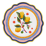 Farfurie pentru cina Lemons, portelan, 27 cm, Dolce Vita - BACI MILANO